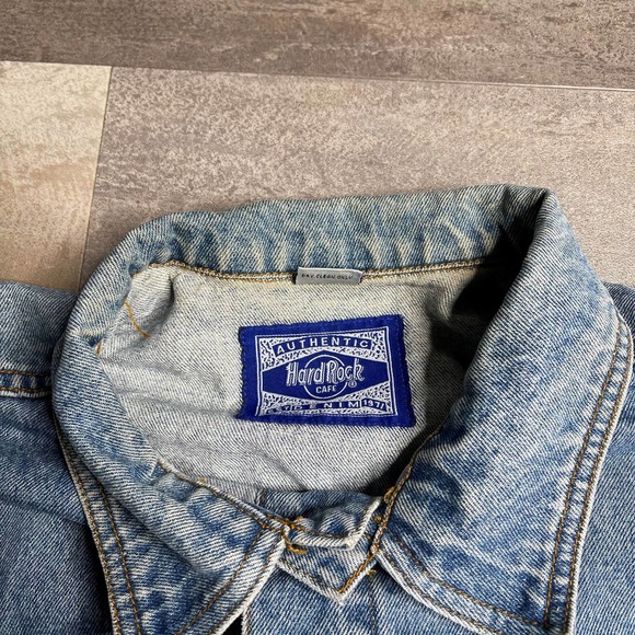 SOLD Hard Rock Cafe Las Vegas Denim Jacket XL - Picture 4 of 4